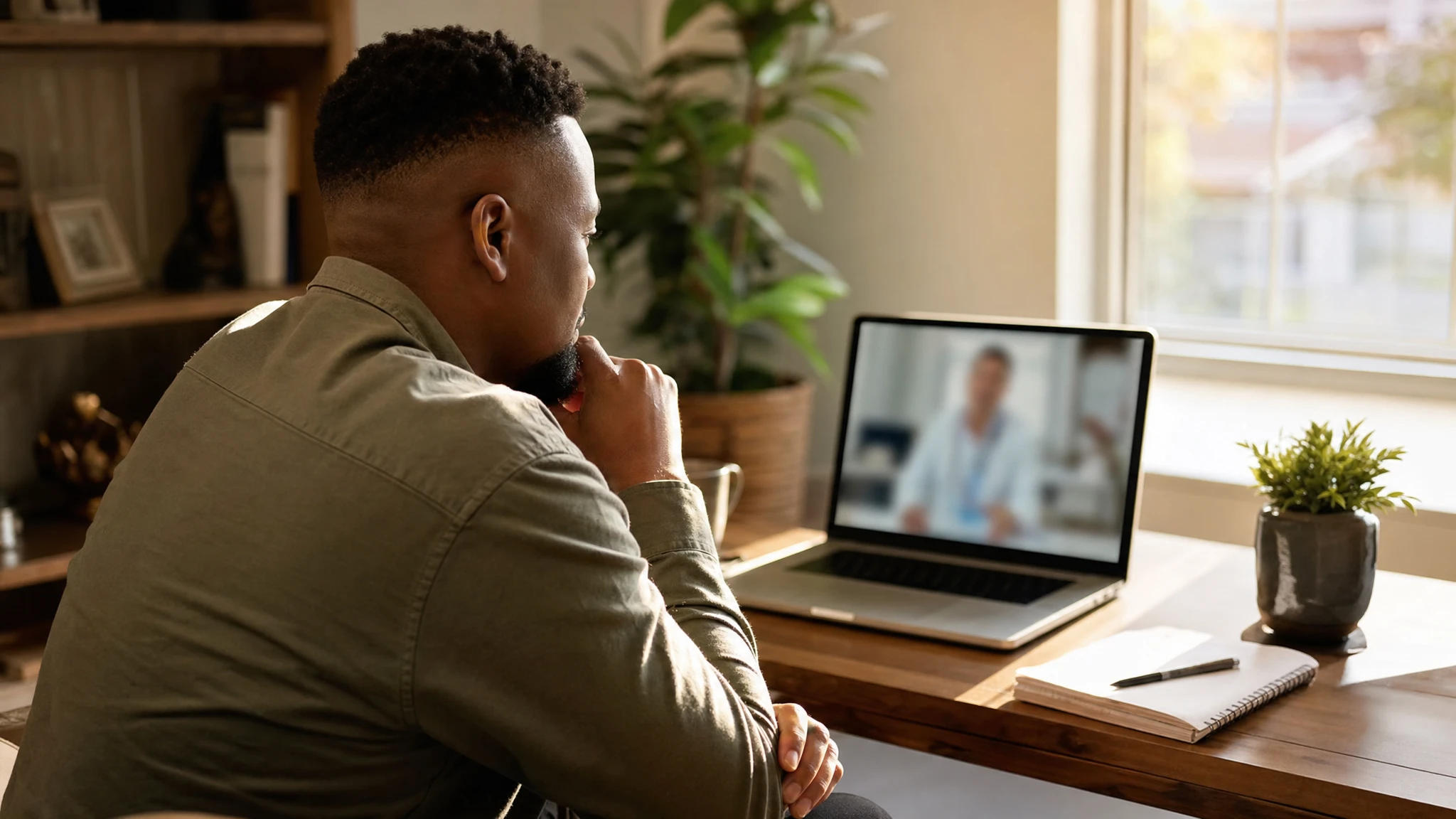 Mounjaro prescribing in South Africa: patient on a telehealth consultation with a doctor