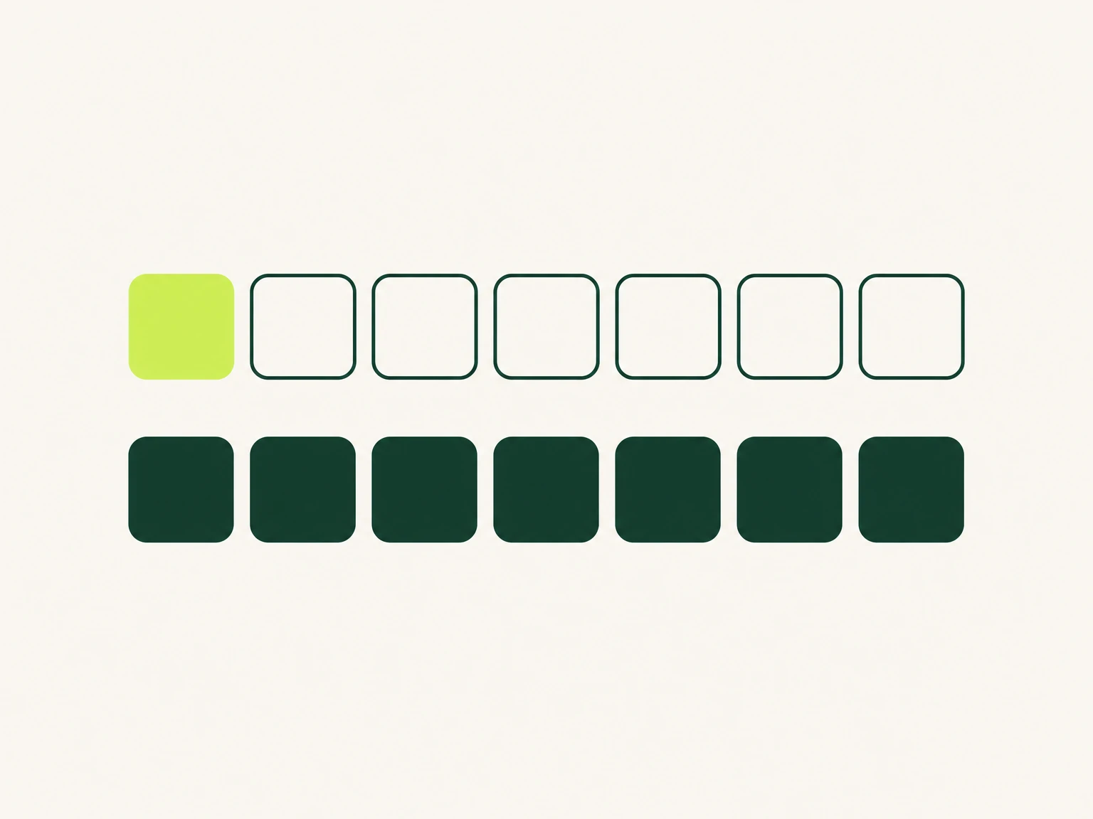 Daily dosing calendar compared with a once-weekly schedule